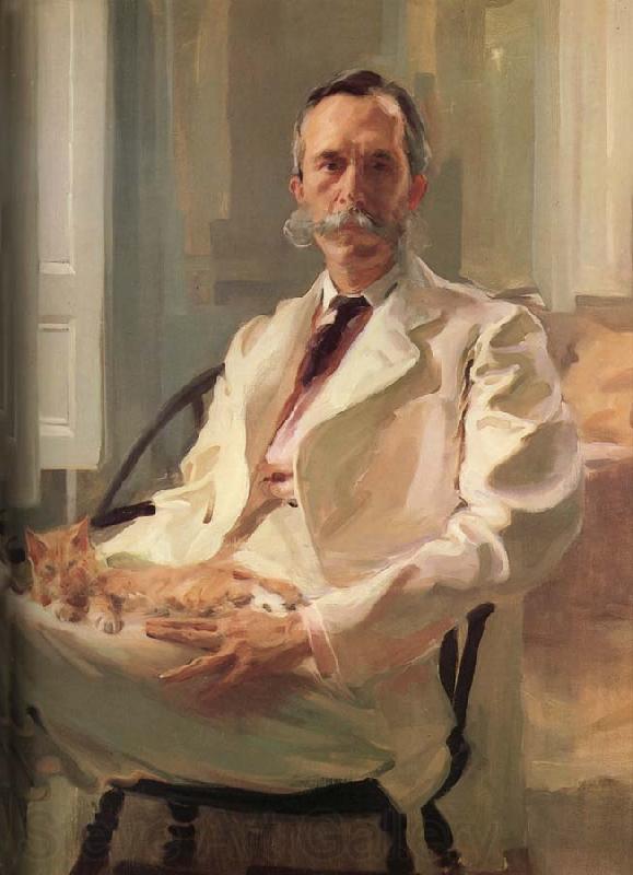 Cecilia Beaux Man with a Cat